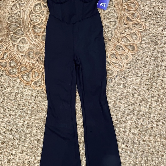 COPY - NWT JOYLAB Flare Bodysuit Jumpsuit Black Size XSmall - Picture 4 of 6